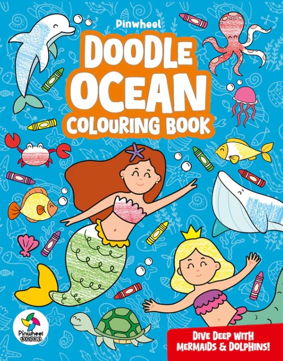DOODLE OCEAN COLOURING BOOK